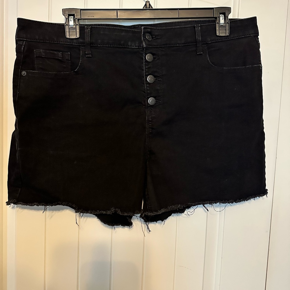Women's Black Jean Shorts